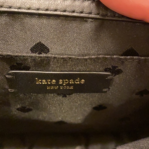 Kate spade black leather crossbody new - Picture 3 of 4